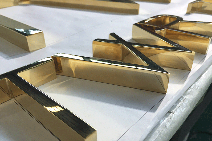 不锈钢金属字有哪些类别与制作工艺？