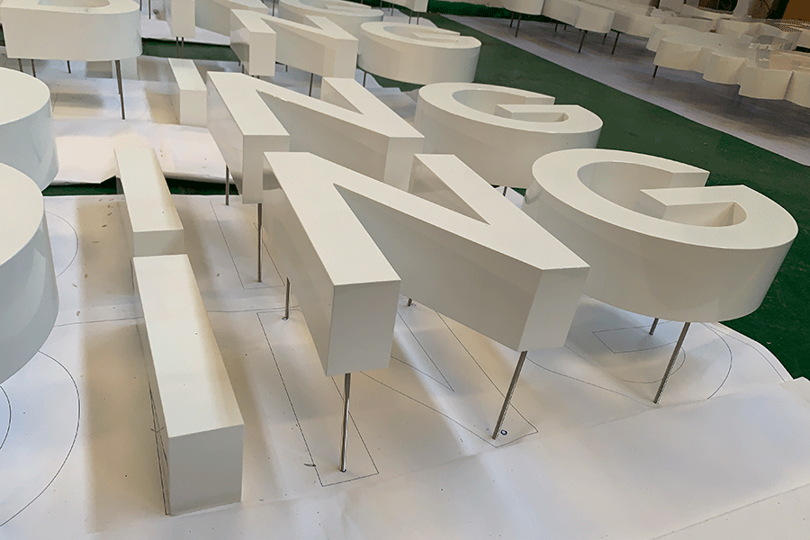 楼顶发光大字制作有哪些主要分类？