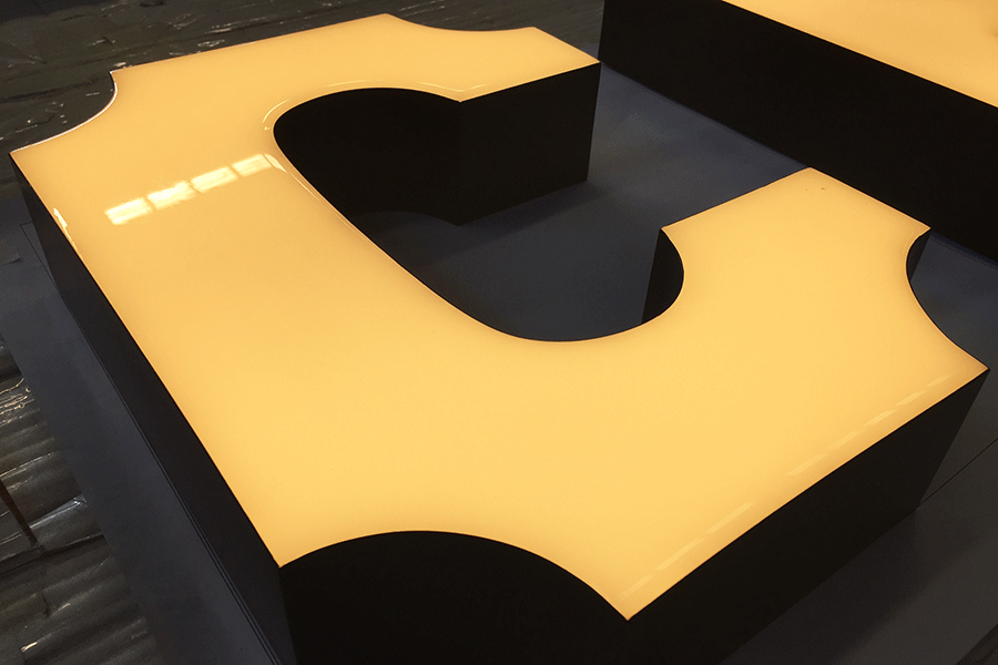 树脂字发光标识牌制作流程有哪些？