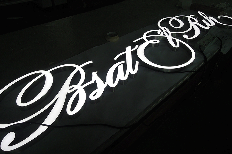 制作无边框树脂字有哪些流程步骤？