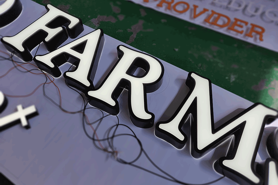 吸塑字发光标识制作尺寸有哪些要求？