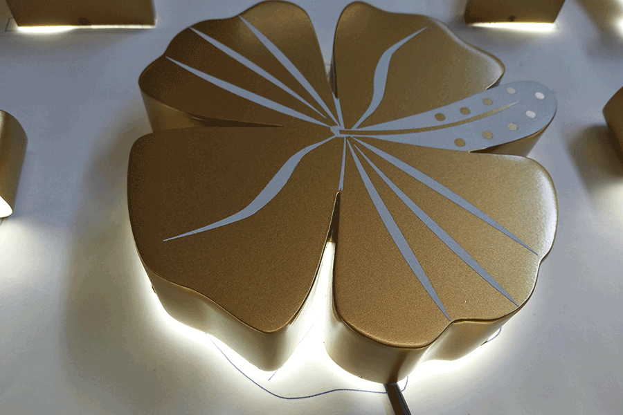 金属烤漆字设计制作有哪些流程步骤？